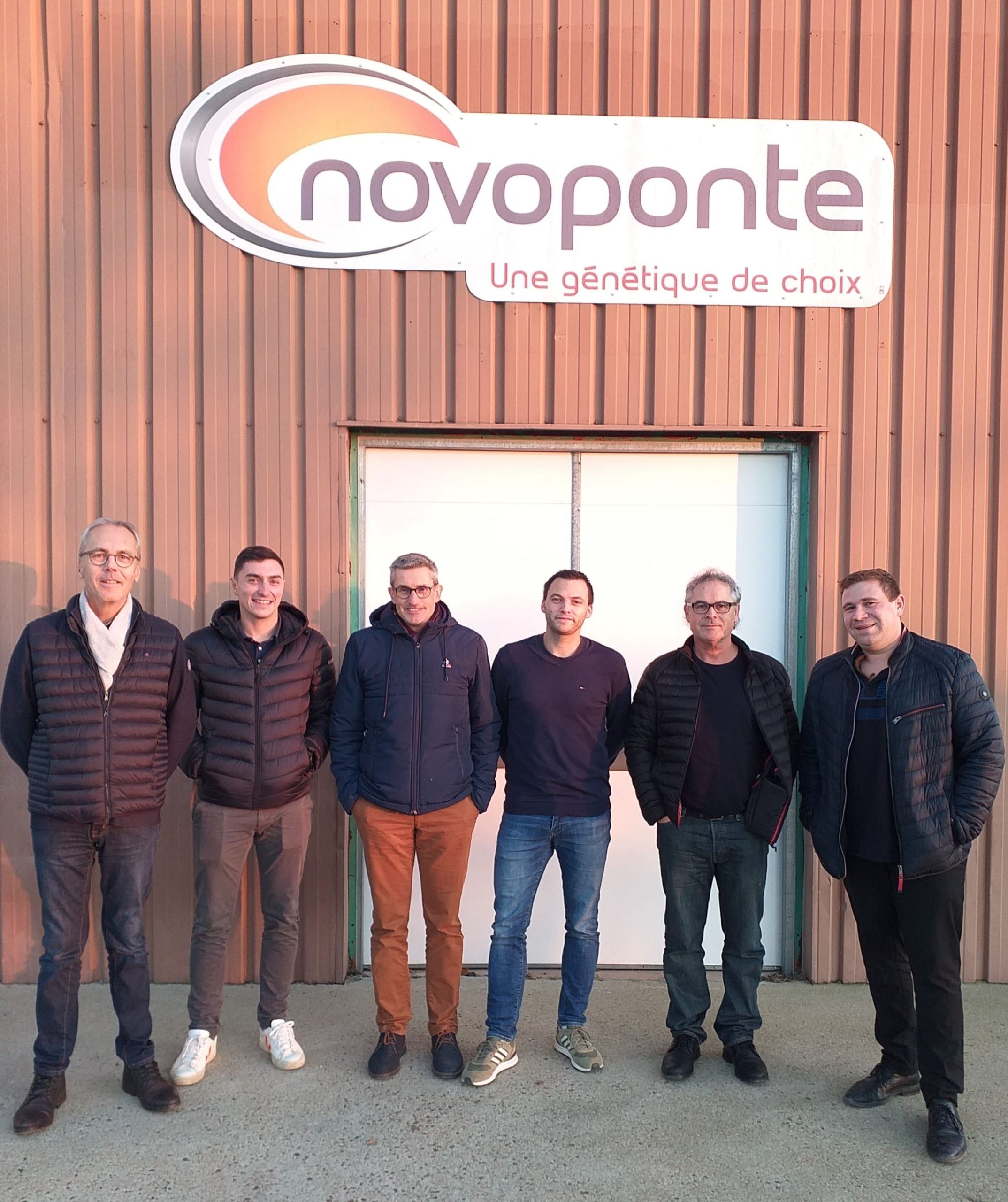 Photo de l'équipe commerciale Novoponte